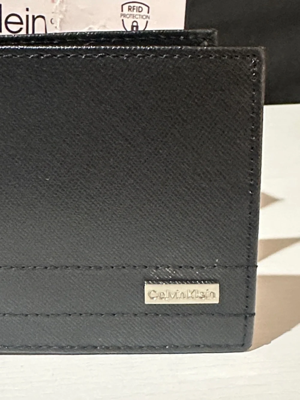 Men Calvin Klein Black Leather wallet